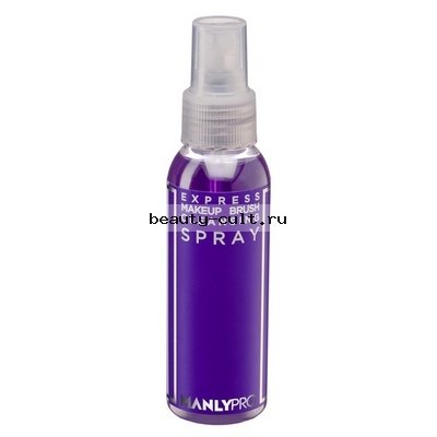 Экспресс-очиститель кистей для макияжа с антибактериальным эффектом Manly Pro,100 мл