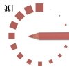 Карандаш для ГУБ “РЕСНИЧКА”, №351, темно-персиковый, холодный, матовый