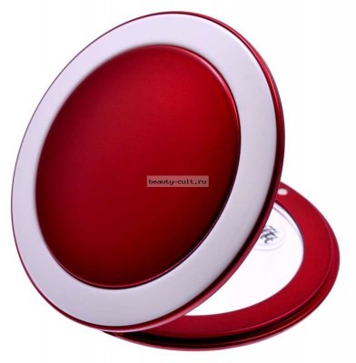 Зеркало* NT-2T-555 m RUBY/WHT Red&amp;White компакт. 3-кр.ув.